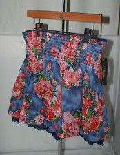 Epic Threads Girls Skirt Floral Flower Stretch Waist Style India Purple Sz L NWT