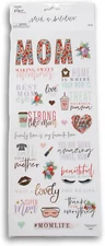 Mom Foil Mother'S Day Stickers for Journaling, Scrapbooking, Cardmaking, Arts &