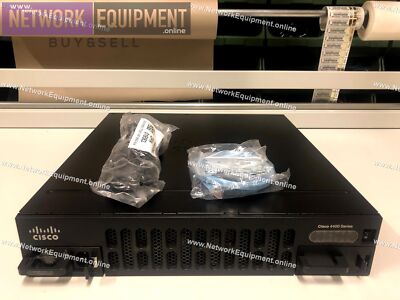 Cisco ISR4451-X-AXV/K9 + FL-44-PERF-K9 + HSEC + SECURITY License ISR4451-X/K9