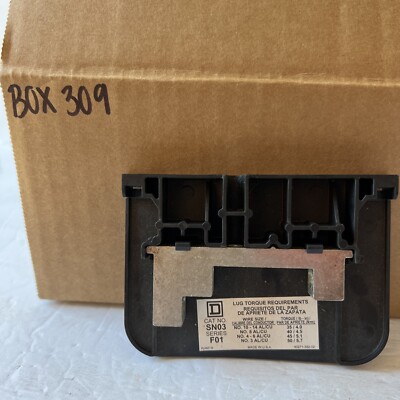 Sn03 Square D SN03 Groundable Neutral Assembly | eBay