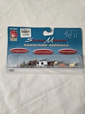 Scene Master HO Scale Banyard Animals New Item # 1603 