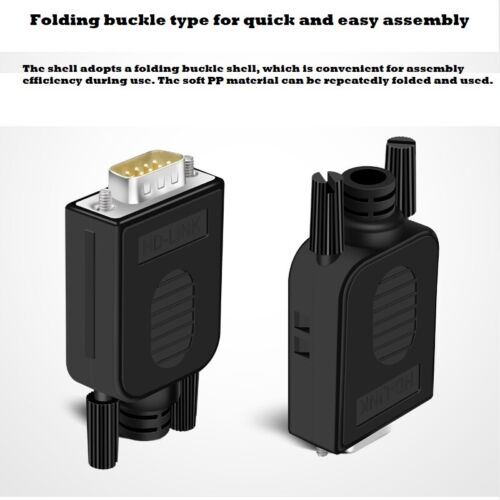2Pcs D SUB9Pin RS232Connector RS232Male Female Connector DB9 COM RS232Connectors - Picture 8 of 33