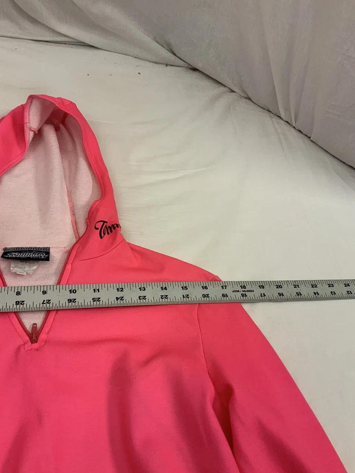 Chaqueta de Ciclismo Tommaso Talla 3 Rosa 1/4 Cremallera Hecha en Italia Manga Larga YGI W1-243 Foto 2 de 4