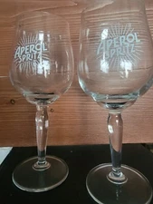 Aperol Spritz Balloon Glassware (set Of 2)  18 ounce glasses NEW PAIR