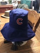 Official Chicago Cubs MLB Beach Hat Blue Sz Sm Sun Beach Game Day Giveaway 