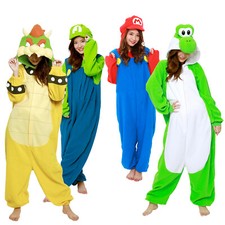 SAZAC Super Mario Bros Kigurumi - Kid Adult Halloween Costume from USA