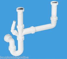 McAlpine 1.5" Kitchen sink Double Bowl waste Kit SK2