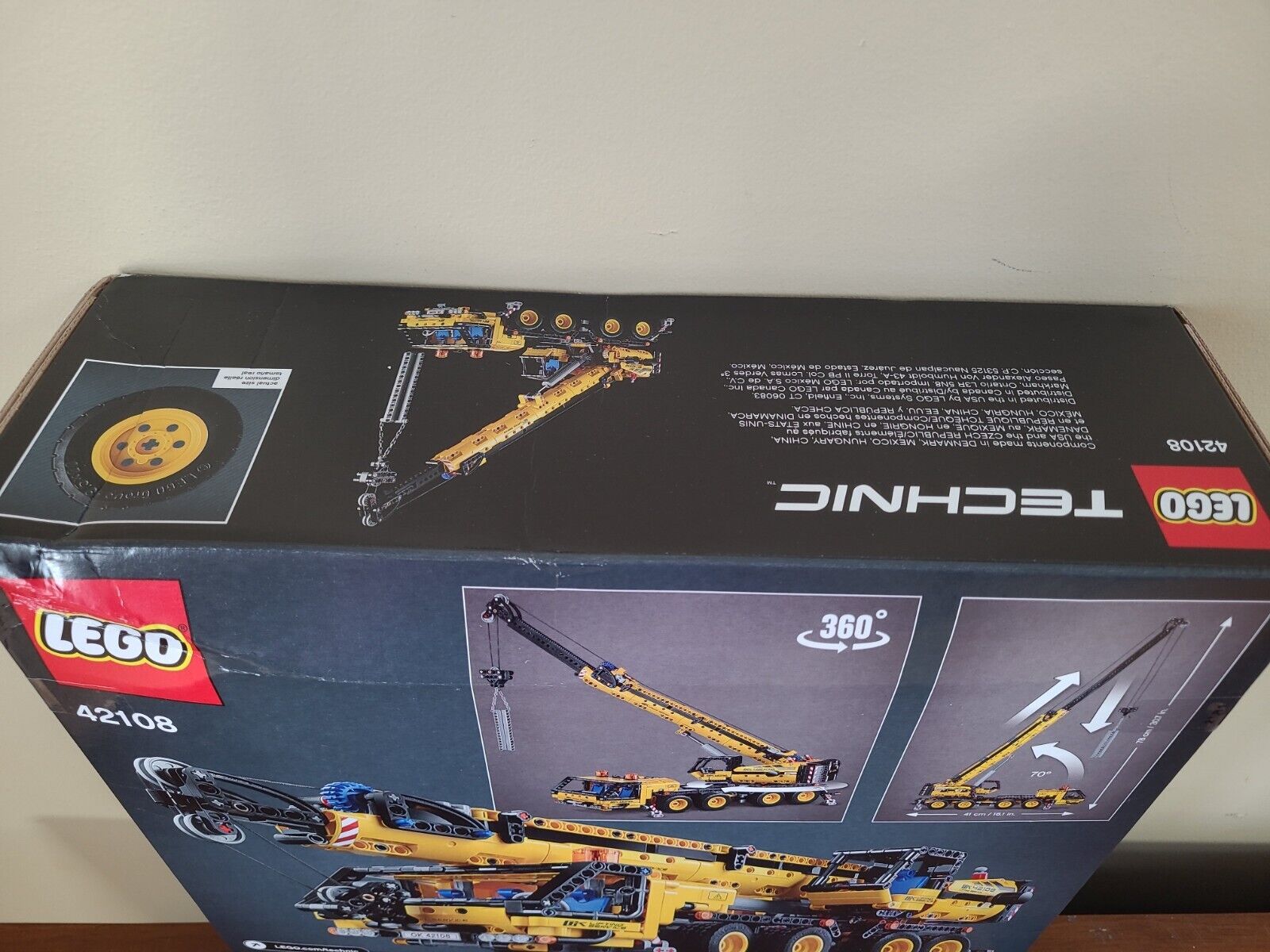  LEGO Technic Mobile Crane 42108 Building Kit, A Super Model  Crane to Build for Any Fan of Construction Toys, New 2020 (1,292 Pieces) :  Toys & Games
