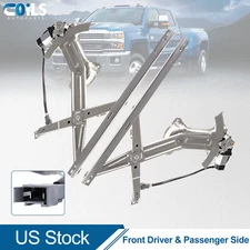 For 1994-2004 Ford Mustang Coupe Pair Front Side Window Regulator with Motor