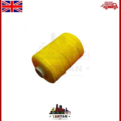 TARTANCITY Top-Grade Yellow Hemp for Great Highland Bagpipes & Chanter–Excellent Durability