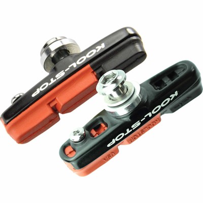 Kool Stop Bremsgummi Dura 2 f. Shimano Dura Ace schwarz rot Fahrrad
