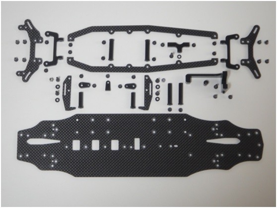 Jazrider RC TA-07 Carbon Conversion Kit Upgrade Set For