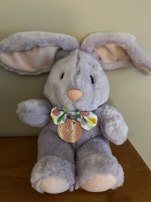 SOFT CLASSICS Purple Bunny Rabbit Plush 1997 TOYS R US STUFFED
