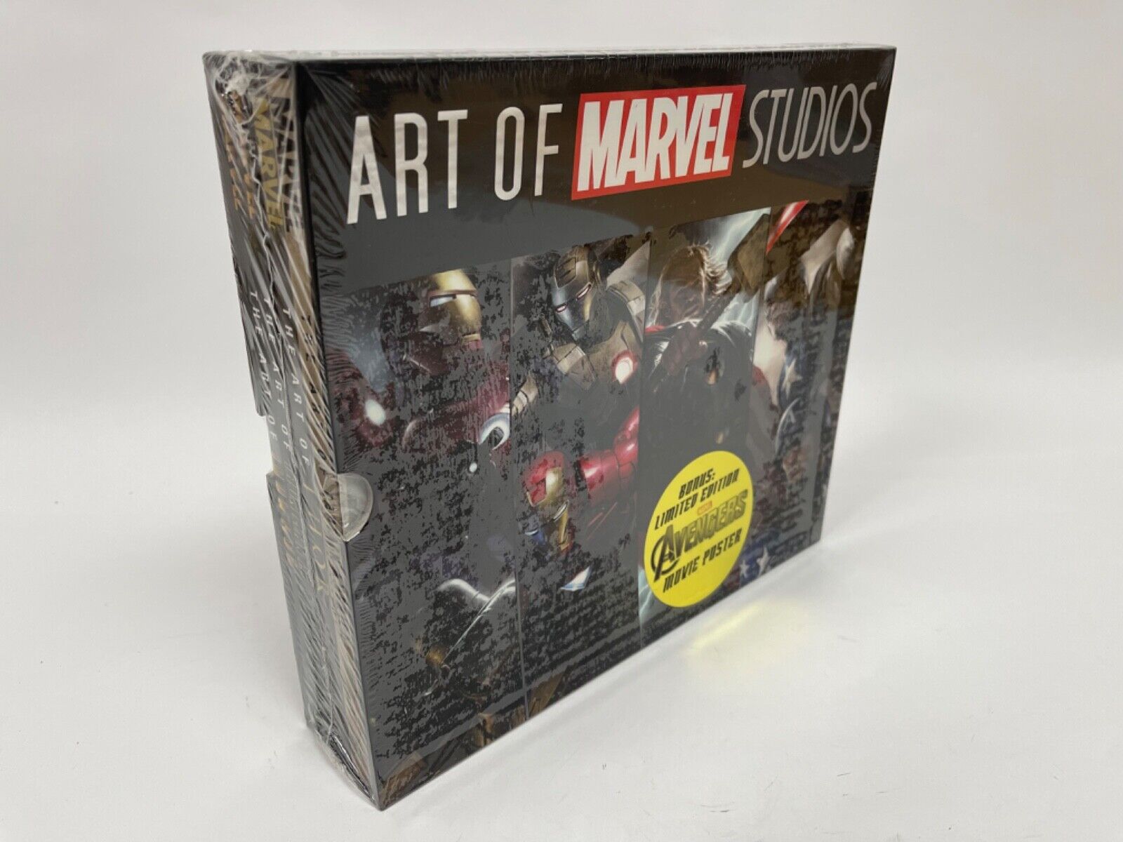 Art of Marvel Studios 4 Book Set - Iron Man Thor Captain America Case and Poster