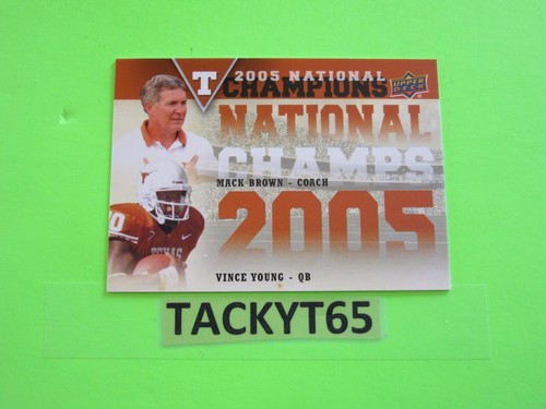 2011 UD UNIVERSITY OF TEXAS FB NATIONAL CHAMPIONS SINGLE CARD(S) CHOOSE - Picture 5 of 40