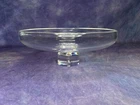 Vintage Steuben Clear Crystal Glass Pedestal Center Bowl