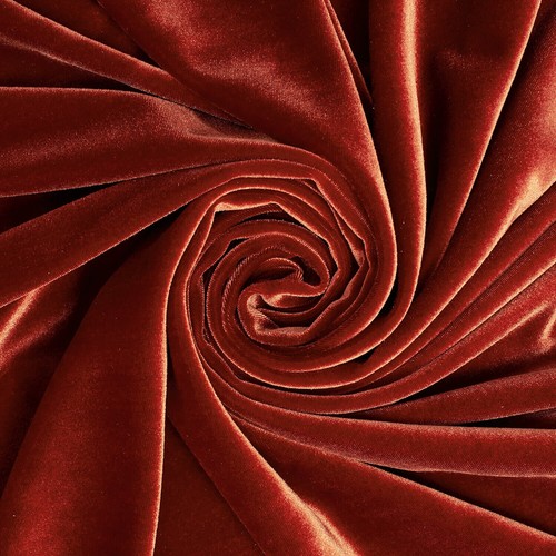 Stretch Velvet Polyester Spandex Heavyweight 60/61 Inch Fabric By The Yard - Picture 29 of 99