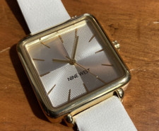 Nine West Women's Strap Watch Model 2670 Works w New Battery