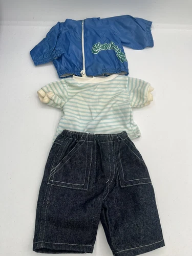 Vintage Cabbage Patch Kids Outfit: Jeans, T-shirt and Windbreaker