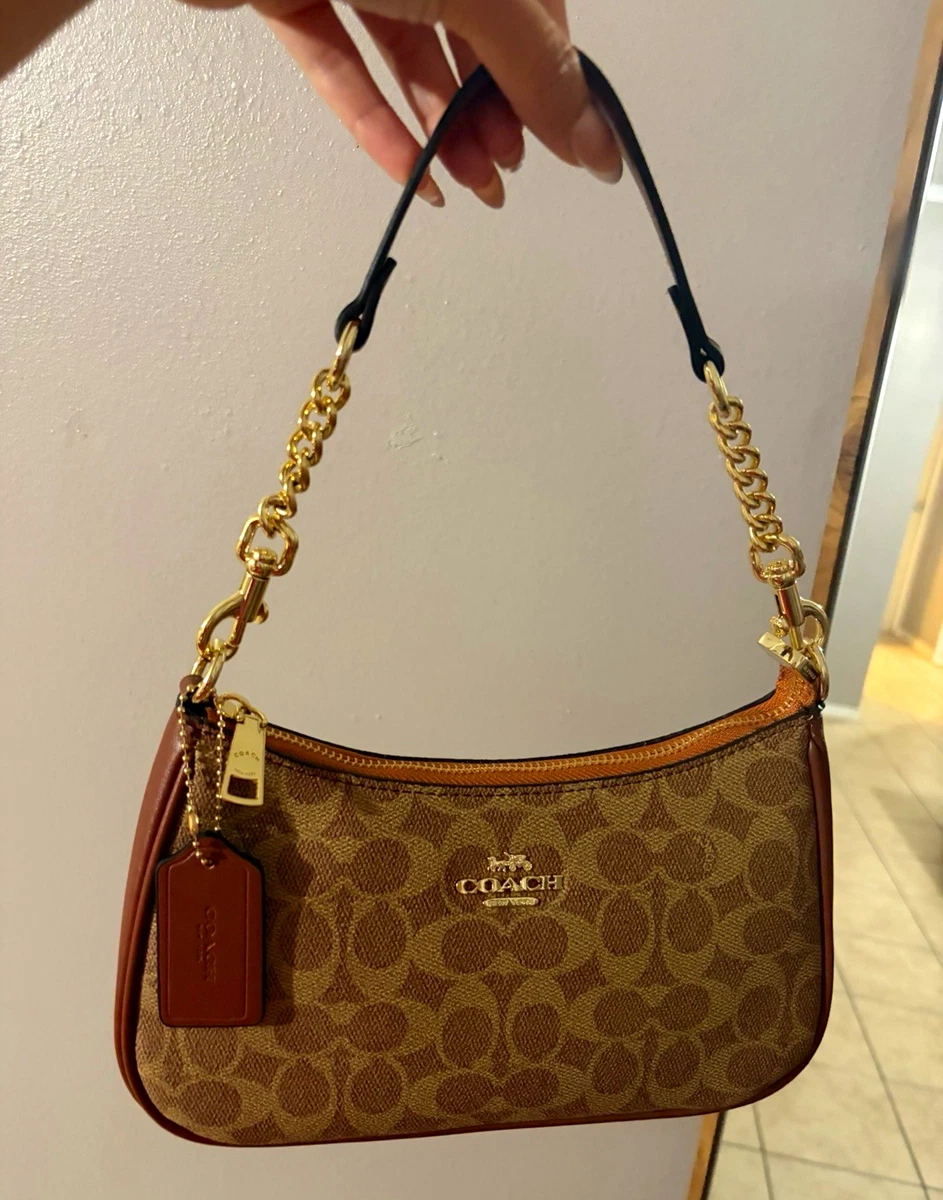 Coach Brown Signature Handbag for sale - eBay