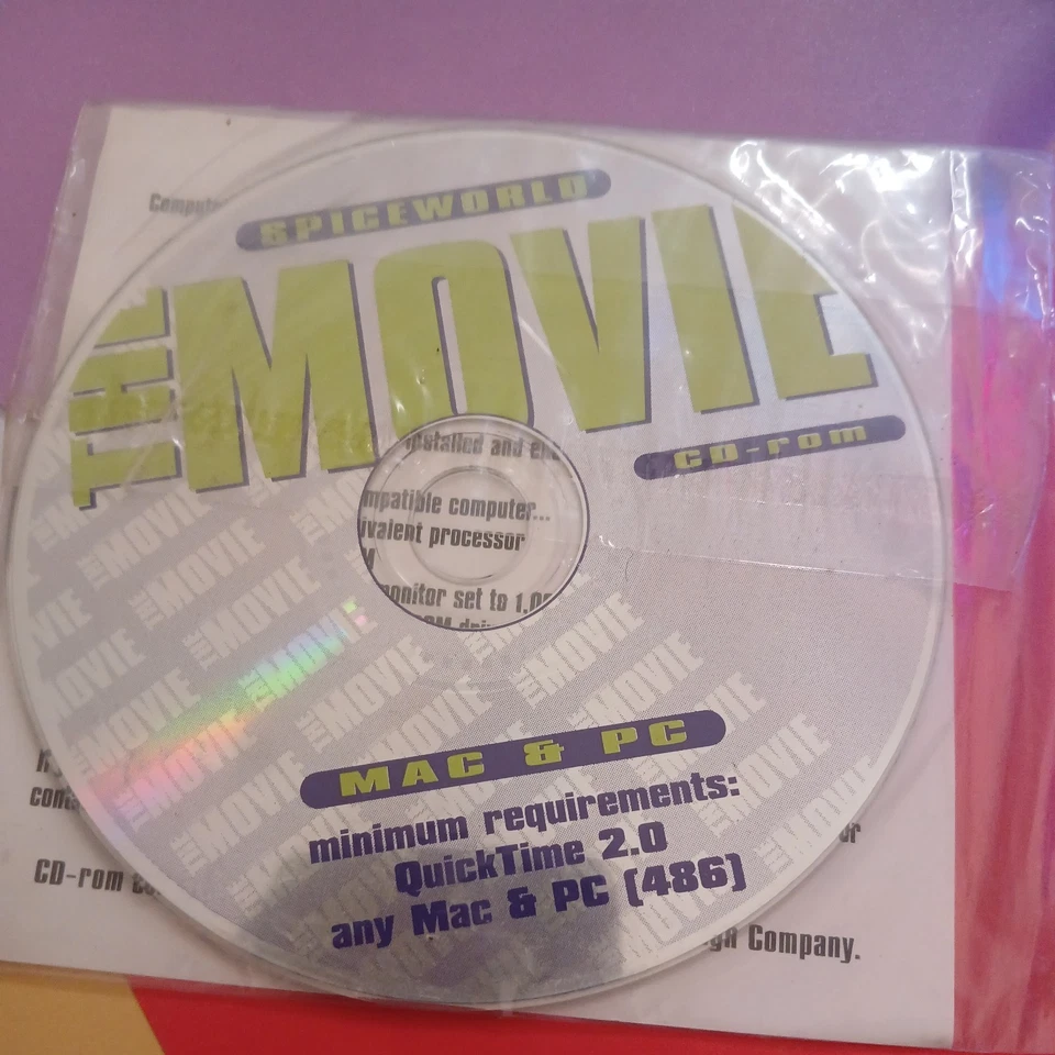 SPICE GIRLS SPICEWORLD THE MOVIE CD ROM PROMO EXCLUSIVE TO EMPIRE ( LEICESTER SQ Foto 2 de 2