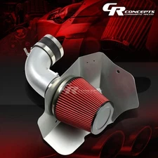 FOR 09-15 CTS-V V8 6.2L LSA SILVER COLD AIR INTAKE T6061 PIPING+HEAT SHIELD KIT