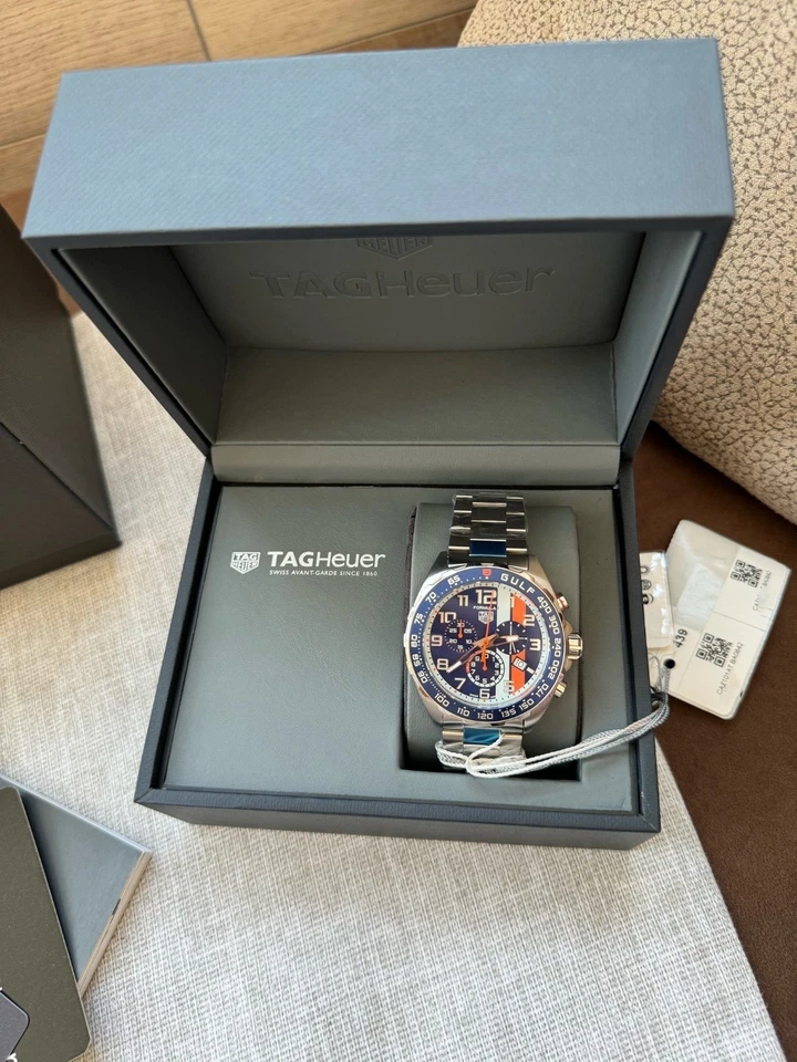 Reloj para hombre TAG Heuer Formula 1 X Gulf edición especial CAZ101AT.BA0842 Foto 2 de 4