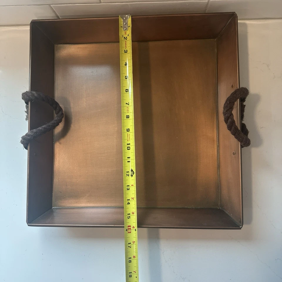 Platos/bandejas de anidación Cooper con asas de cuerda Foto 3 de 4