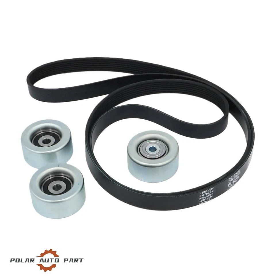 For Toyota 4Runner V6 4.0L 2010-2024 Tundra 11-14 Drive Belt & Idler Pulley Kit - Image 2 of 4