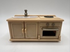 Sylvanian Families Calico Critters Stove And Sink Replacement Piece Kitchen