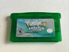 Pokémon Emerald Version Authentic Nintendo Gameboy Advanced WORKS Dry Battery