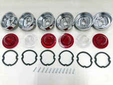 1960 Chevy Impala Tail Lamp Assembly Complete Package Tail Light Kit Chrome New 1960 Chevy Impala Tail Lamp Assembly Complete Package Tail Light Kit Chrome New