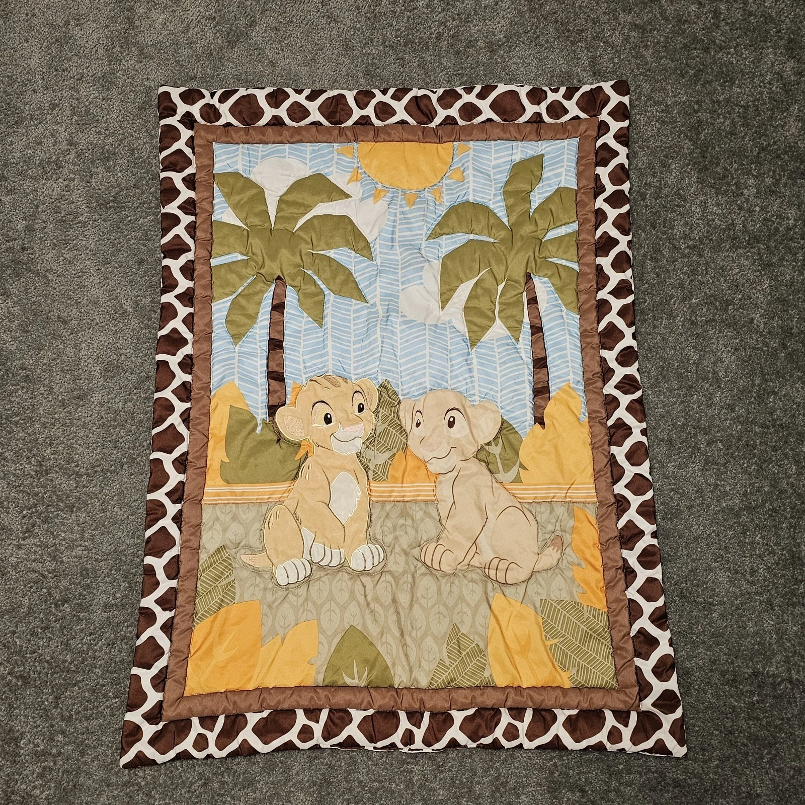 Disney Lion King Simba and Nala Baby Crib Blanket Nursery Bedding 41 in x 30 in
Opens in a new windo