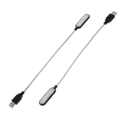 2 PCS Portable USB Light Lamp Mini Computer Lights for Desktop Socket - 第 6/12 張圖片