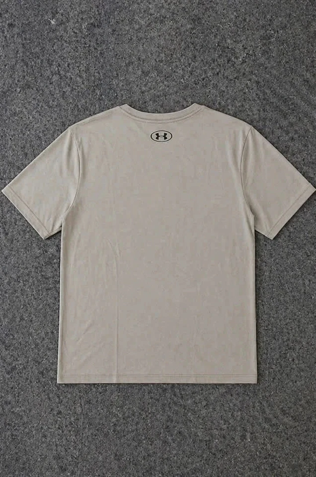 T shirt coton sport gris homme Under Armour taille L - Photo 2/3