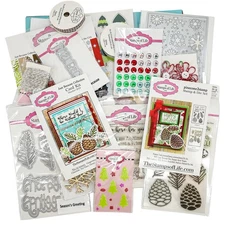 The Stamps Of Life HUGE Xmas Card Making Lot Just Because Collection Retired New