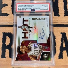 2020-21 Panini NBA Hoops - Hot Signatures Rookies Aaron Nesmith PSA 9 Mint
