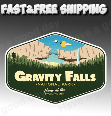 #ad Gravity Falls National Park Sticker Sticker 10 sizes Free Shipping $27.99