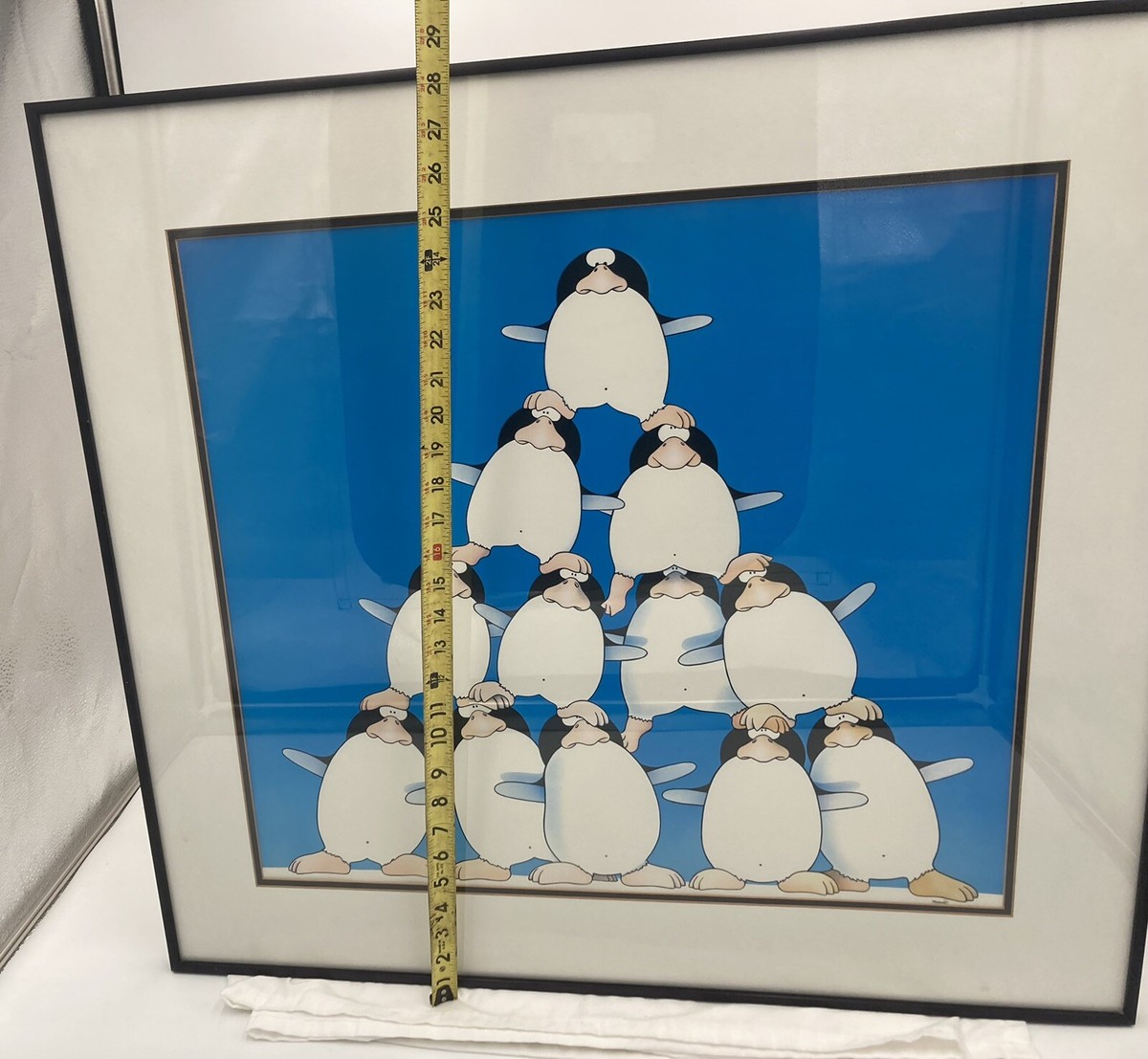 stewart moskowitz 絵画 PENGUINS 1977 “the Corporation” by Stewart Moskowitz