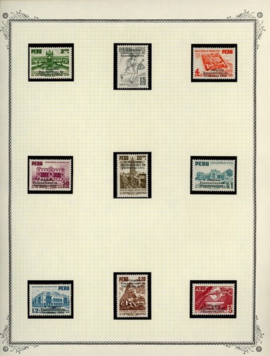 PERU Scott Album Page Lot #316 - SEE SCAN - $$$