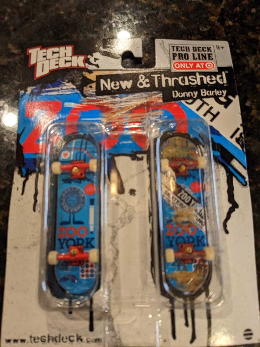 Sealed 2009 Tech Deck Donny Barley New & Thrashed Pro Line Target