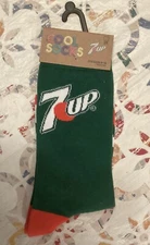 7 UP Cool Socks Uni-Sex New With Tags Size 8-12