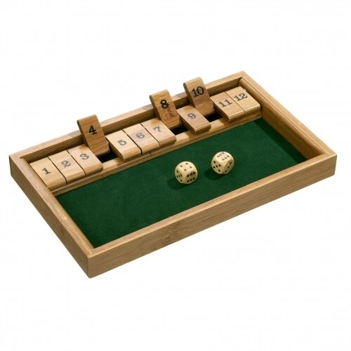Shut The Box 12er - Bambus - Bild 1 von 2