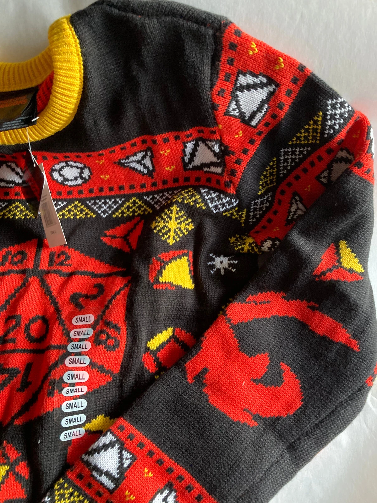 Dungeons and Dragons Ugly Christmas Holiday Sweater Unisex Size Small