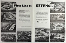 1942 United Aircraft Corporation WWII First Line Offense Planes VTG Print Ad