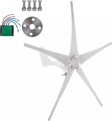 1200W Wind Turbine Generator 12V 5-Blade Wind Turbine Kit With MPPT Controller - Picture 1 of 13