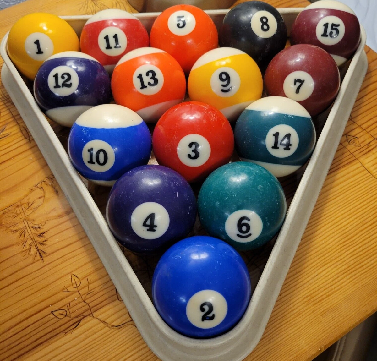 Pool ball colors outlet