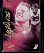 2020 Panini Luminance J.J. WATT Lights Out Insert #LO5 Houston Texans