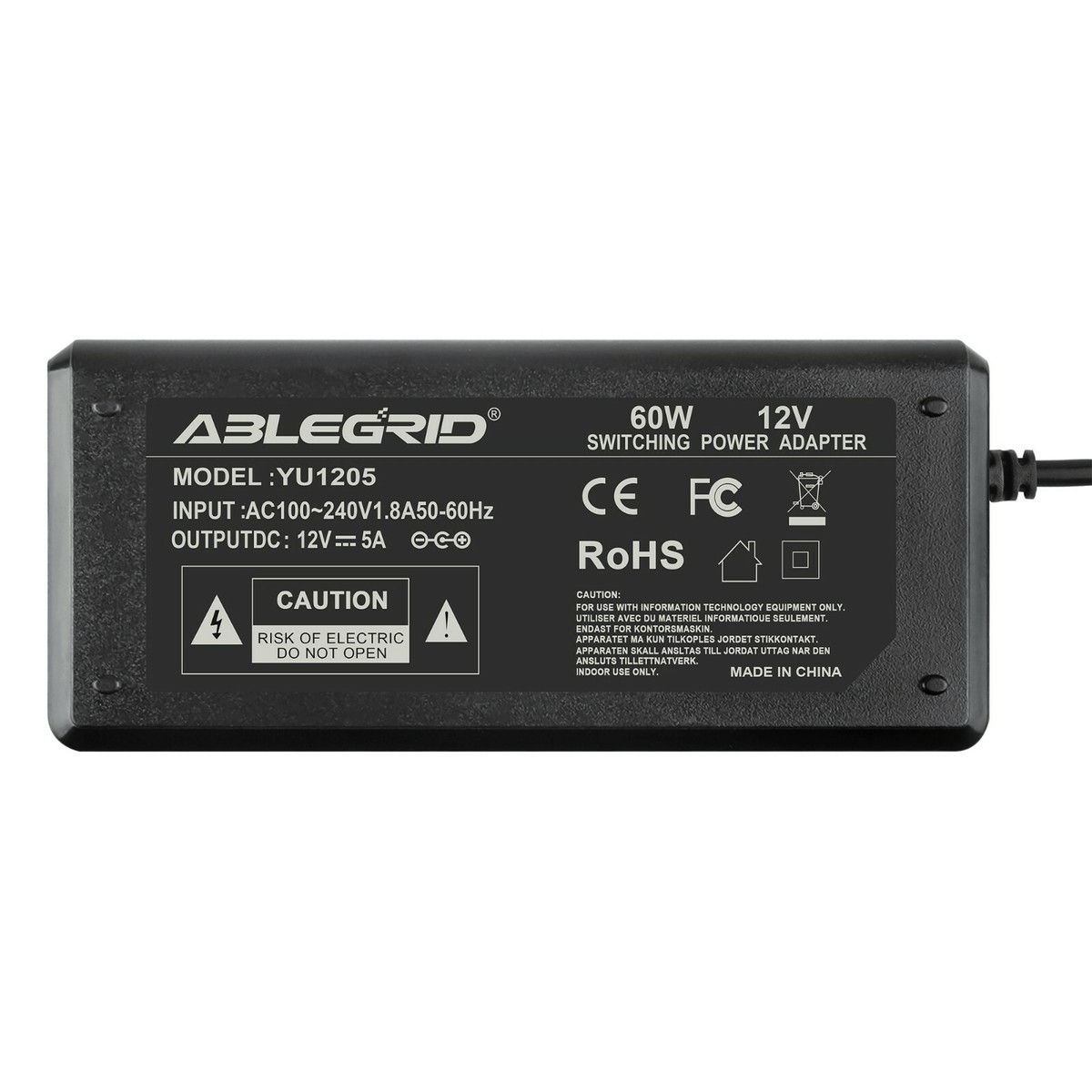 For Wagan 5 Amp AC To 12V DC Power Adapter Converter Model - Foto 2