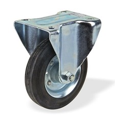 Transportrolle Bockrolle gummiert d=160 mm bis 145 kg Gummirolle Lastrolle